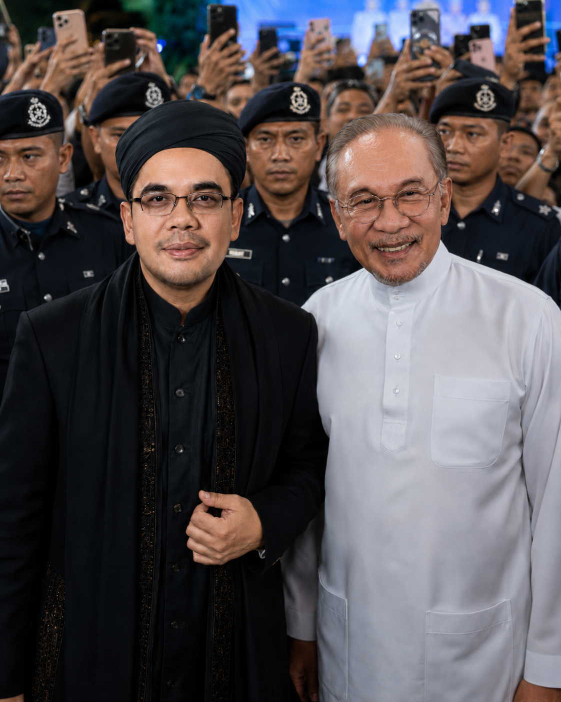 Ustaz Kusuma Fatih bersama tokoh Malaysia
